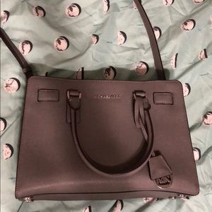 Gray Michael Kors satchel bag